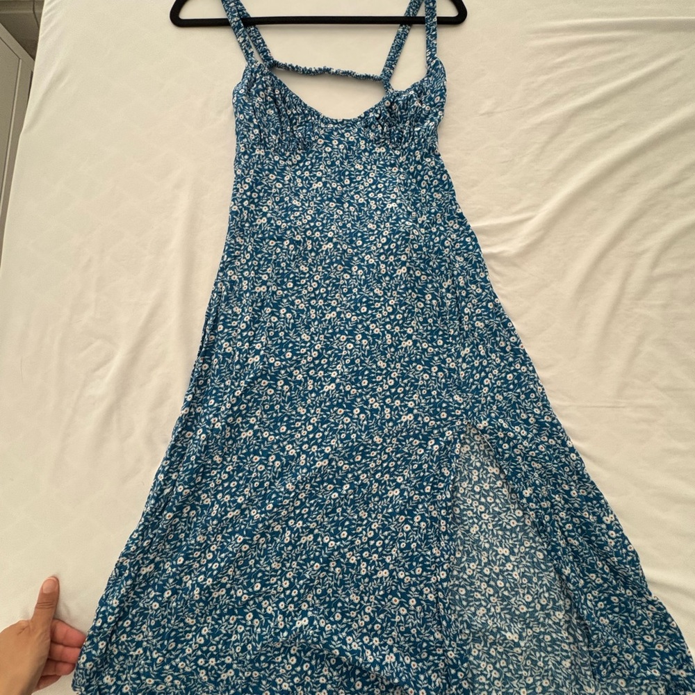 Princess Polly Floral Blue Summer Dress - Picture 4 of 4